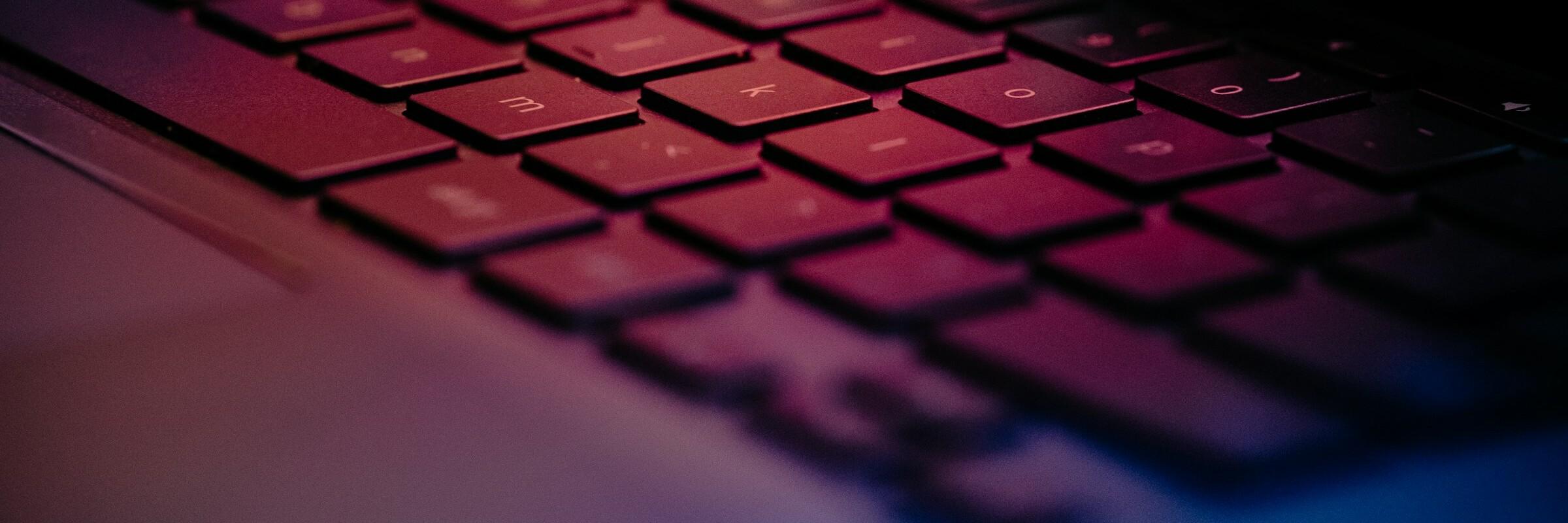 Tastatur Tastatur eines Laptops