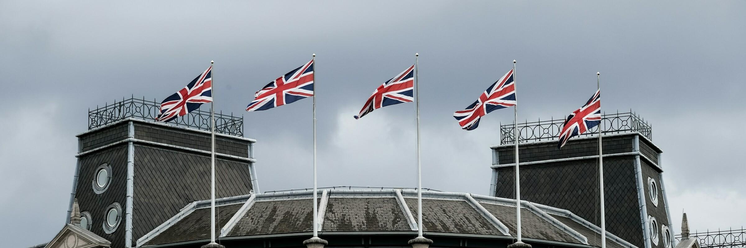 UK-Flaggen